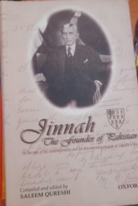 Jinnah, the founder of Pakistan : in the eyes of his contemporaries and his documentary records at Lincoln's Inn
