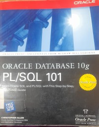 Oracle Database 10g PL/SQL 101