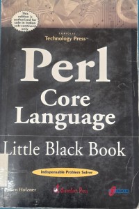 Perl  Core Language : Little Black Book
