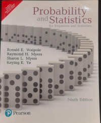 Probability and Statistics for Engineers and  Scientists