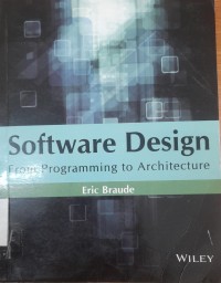 Software Design From Programming to Architecture