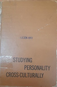 Studying Personality cross-Culturally