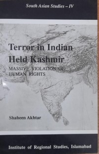 Terror in India held Kashmir
