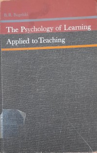 Image of The Psychology of Learning  Applied to Teaching