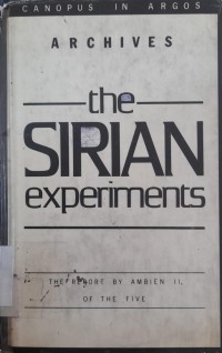 The Sirian Experiments