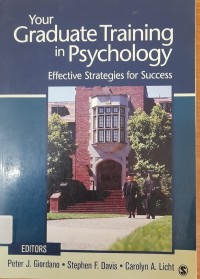 Your Graduate Training in Psychology